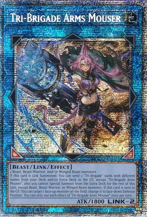Tri-Brigade Arms Mouser (Starlight Rare) [DOOD-EN051] - Doom of Dimensions 1st Edition - Starlight Rare - Trinity Hobby