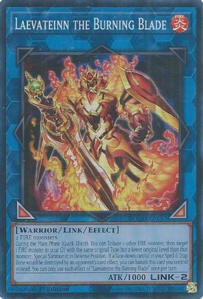 Laevateinn the Burning Blade [DOOD-EN053] - Doom of Dimensions 1st Edition - Super Rare - Trinity Hobby
