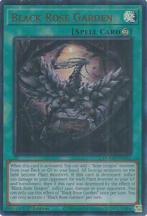 Black Rose Garden [DOOD-EN055] - Doom of Dimensions 1st Edition - Ultra Rare - Trinity Hobby