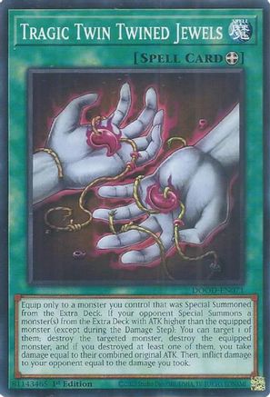 Tragic Twin Twined Jewels [DOOD-EN071] - Doom of Dimensions 1st Edition - Common / Short Print - Trinity Hobby