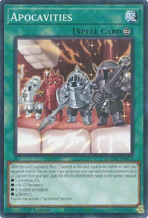 Apocavities [DOOD-EN072] - Doom of Dimensions 1st Edition - Common / Short Print - Trinity Hobby