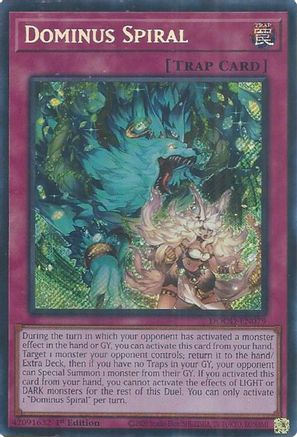 Dominus Spiral [DOOD-EN079] - Doom of Dimensions 1st Edition - Secret Rare - Trinity Hobby