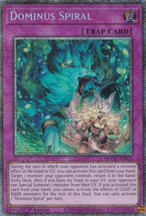 Dominus Spiral (Starlight Rare) [DOOD-EN079] - Doom of Dimensions 1st Edition - Starlight Rare - Trinity Hobby