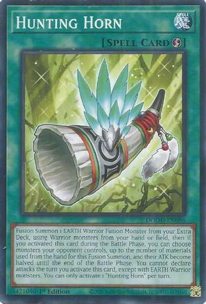 Hunting Horn [DOOD-EN086] - Doom of Dimensions 1st Edition - Common / Short Print - Trinity Hobby