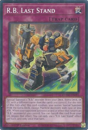 R.B. Last Stand [DOOD-EN095] - Doom of Dimensions 1st Edition - Common / Short Print - Trinity Hobby