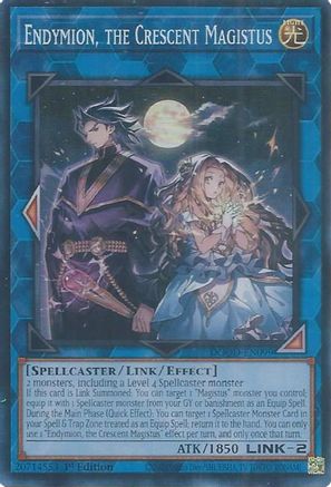Endymion, the Crescent Magistus [DOOD-EN099] - Doom of Dimensions 1st Edition - Super Rare - Trinity Hobby