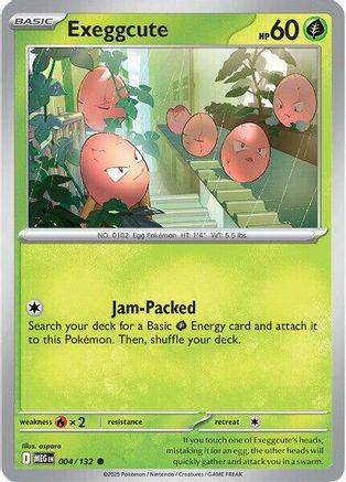 Exeggcute - (004/132) Reverse Holofoil [ME01 Mega Evolution] - Trinity Hobby