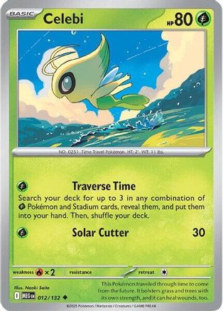 Celebi - (012/132) [ME01 Mega Evolution] - Trinity Hobby