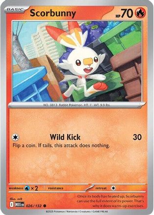 Scorbunny - (026/132) [ME01 Mega Evolution] - Trinity Hobby