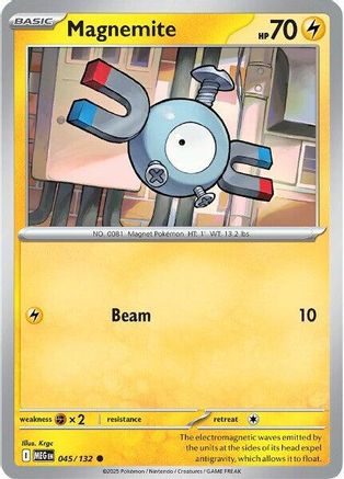 Magnemite - (045/132) Reverse Holofoil [ME01 Mega Evolution] - Trinity Hobby