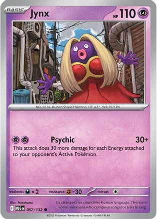 Jynx - (057/132) Reverse Holofoil [ME01 Mega Evolution] - Trinity Hobby