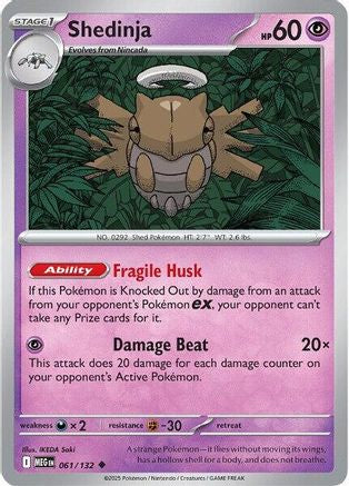 Shedinja - (061/132) [ME01 Mega Evolution] - Trinity Hobby
