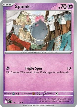 Spoink - (062/132) [ME01 Mega Evolution] - Trinity Hobby