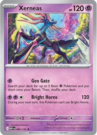 Xerneas - (064/132) Holofoil [ME01 Mega Evolution] - Trinity Hobby