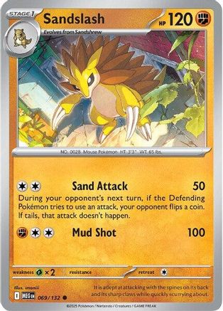 Sandslash - (069) [ME01 Mega Evolution] - Trinity Hobby