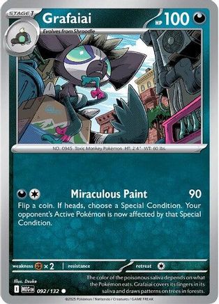 Grafaiai - (092/132) [ME01 Mega Evolution] - Trinity Hobby