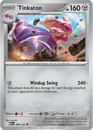 Tinkaton - (098/132) Reverse Holofoil [ME01 Mega Evolution] - Trinity Hobby