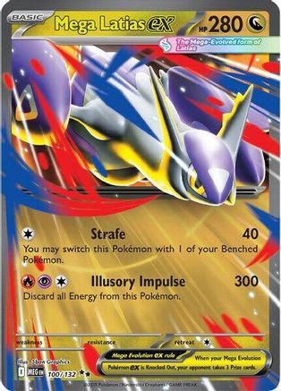 Mega Latias ex - (100/132) Holofoil [ME01 Mega Evolution]