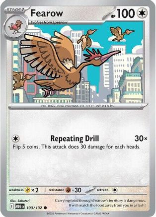 Fearow - (103/132) [ME01 Mega Evolution] - Trinity Hobby