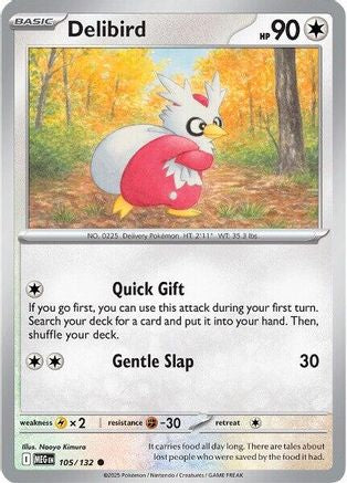 Delibird - (105/132) [ME01 Mega Evolution] - Trinity Hobby