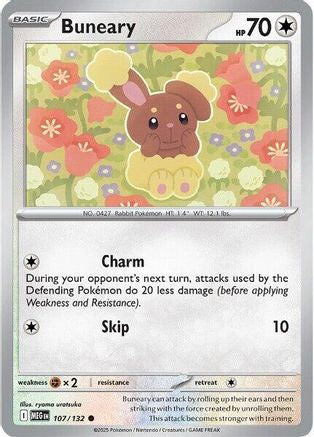 Buneary - (107/132) Reverse Holofoil [ME01 Mega Evolution] - Trinity Hobby