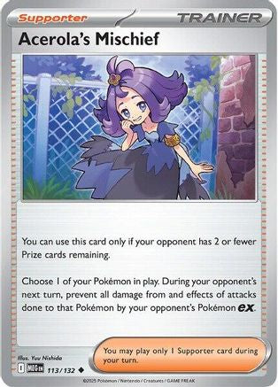Acerola's Mischief - (113/132) [ME01 Mega Evolution] - Trinity Hobby