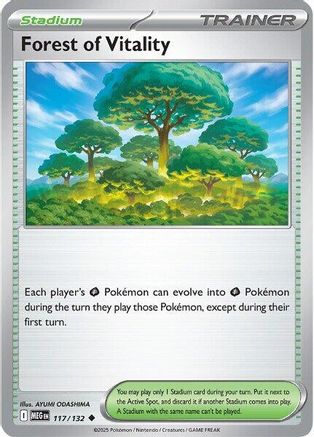 Forest of Vitality - (117/132) Reverse Holofoil [ME01 Mega Evolution] - Trinity Hobby