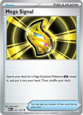 Mega Signal - (121/132) Reverse Holofoil [ME01 Mega Evolution] - Trinity Hobby