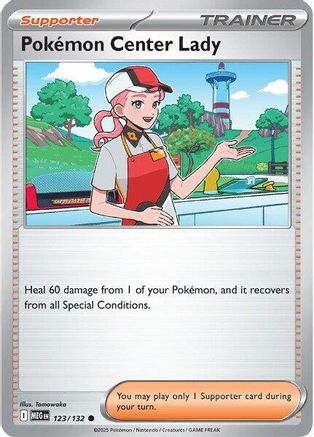 Pokemon Center Lady - (123/132) [ME01 Mega Evolution] - Trinity Hobby