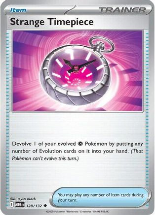 Strange Timepiece - (128/132) Reverse Holofoil [ME01 Mega Evolution] - Trinity Hobby