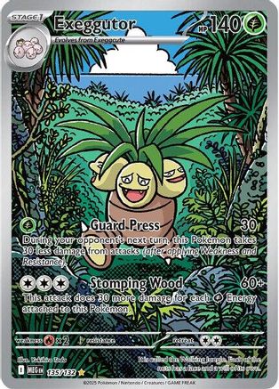 Exeggutor - (135/132) Holofoil [ME01 Mega Evolution] - Trinity Hobby