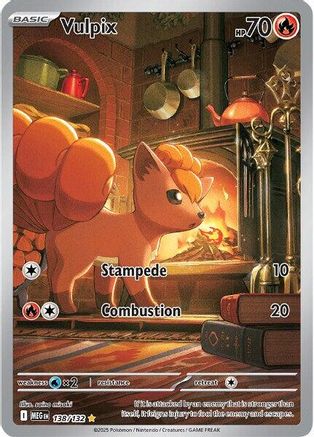 Vulpix - (138/132) Holofoil [ME01 Mega Evolution] - Trinity Hobby