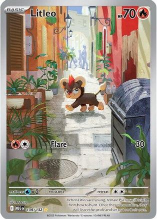 Litleo - (139/132) Holofoil [ME01 Mega Evolution] - Trinity Hobby