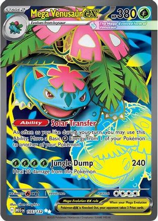 Mega Venusaur ex - (155/132) Holofoil [ME01 Mega Evolution] - Trinity Hobby