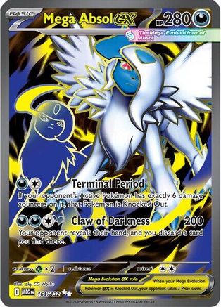 Mega Absol ex - (161/132) Holofoil [ME01 Mega Evolution] - Trinity Hobby