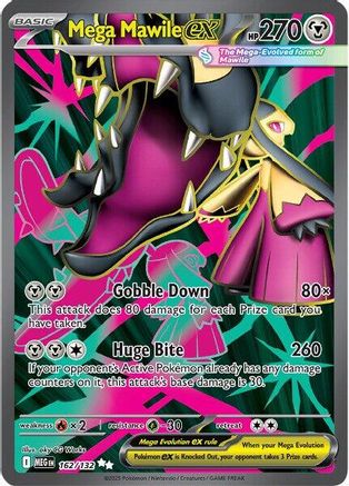 Mega Mawile ex - (162/132) Holofoil [ME01 Mega Evolution] - Trinity Hobby