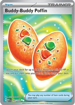 Buddy-Buddy Poffin - (167/132) Holofoil [ME01 Mega Evolution] - Trinity Hobby