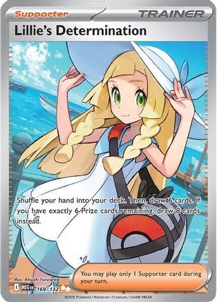 Lillie's Determination - (169/132) Holofoil [ME01 Mega Evolution] - Trinity Hobby