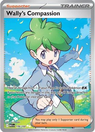 Wally's Compassion - (176/132) Holofoil [ME01 Mega Evolution] - Trinity Hobby