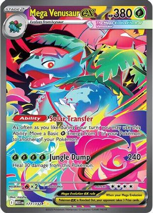 Mega Venusaur ex - (177/132) Holofoil [ME01 Mega Evolution] - Trinity Hobby