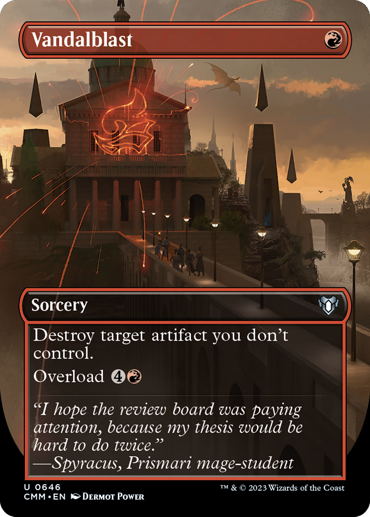 Vandalblast (Borderless Alternate Art) [Commander Masters] - Trinity Hobby