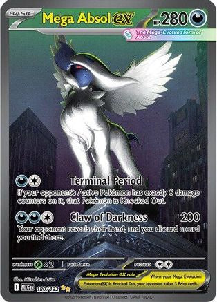 Mega Absol ex - (180/132) Holofoil [ME01 Mega Evolution] - Trinity Hobby