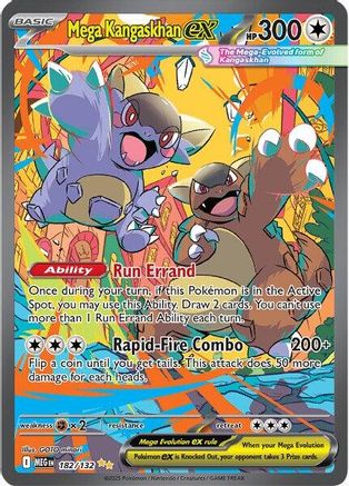 Mega Kangaskhan ex - (182/132) Holofoil [ME01 Mega Evolution] - Trinity Hobby