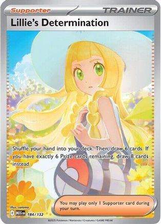 Lillie's Determination - (184/132) Holofoil [ME01 Mega Evolution] - Trinity Hobby