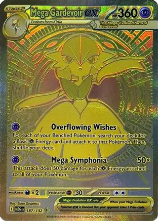 Mega Gardevoir ex - (187/132) Holofoil [ME01 Mega Evolution] - Trinity Hobby