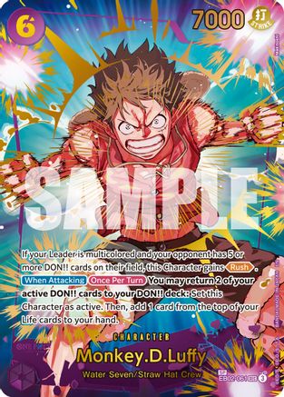 Monkey.D.Luffy - EB02-061 (SP) (EB02-061) - [Premium Booster -The Best- Vol. 2] Foil - Trinity Hobby