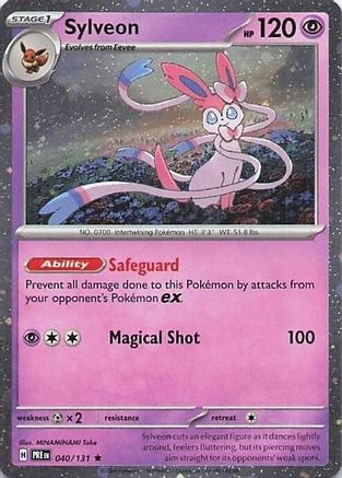 Sylveon (Cosmos Holo) - (040/131) Holofoil [Miscellaneous Cards & Products]