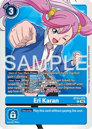 Eri Karan (BT23-079) - [Hackers' Slumber] Foil - Trinity Hobby