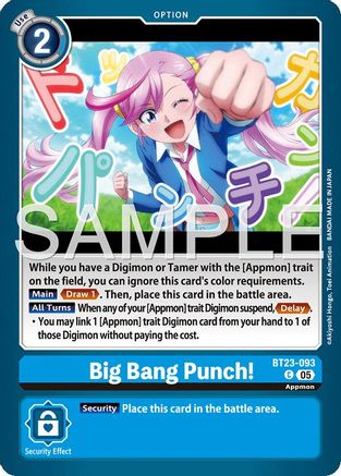Big Bang Punch! (BT23-093) - [Hackers' Slumber] - Trinity Hobby