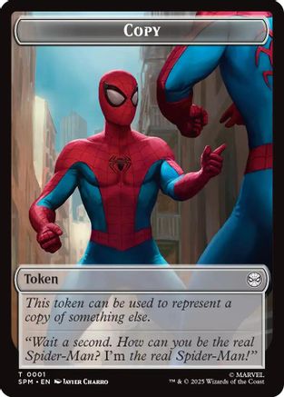 Copy // Human Citizen Double-Sided Token  (SPM-1 // 4) - [Marvel's Spider-Man] - Trinity Hobby